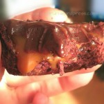 Mini tarte cu ciocolata si caramel