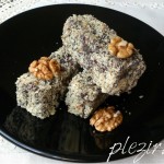 Prajitura cu miere, cacao si nuca (tavalita)