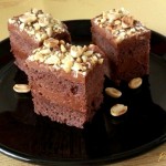 Prajitura cu ciocolata si unt de arahide