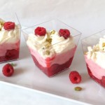 Desert la pahar cu zmeura si mascarpone