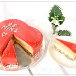 Tort „Be mine” cu fructul pasiunii si ciocolata