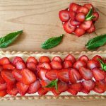Tarta cu crema de vanilie si capsuni